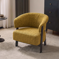Fauteuil de salon haut de gamme, fauteuil de détente, fauteuil d'appoint en tissu doux, fauteuil moderne durable, fauteuil de bureau design à vendre