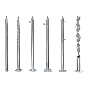 Helical Group Screw Piles 2500Mm Micro Pile <strong>Helix</strong> Ground Anchor Screw Piles For Construction