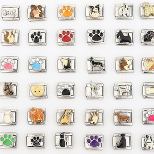 New Italian Style Dog Claw Series Charm Bracelet Personalized Modular Assembly Chain <strong>Stainless</strong> <strong>Steel</strong> <strong>Jewelry</strong> - Product Image 2