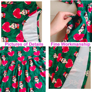 Abito Senza Maniche da Donna Stile Skater con Stampa Digitale Camouflage <span class=keywords><strong>Jungle</strong></span>, Vestito Estivo a Linea A con Tasche Laterali, Mini Abito Verde Mimetico - Product Image 5