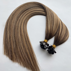 Extensions de cheveux humains Remy SDD à kératine, pré-collées, couleur Balayage, pointe plate Ktips, 50g MOQ, vente en gros - Product Image 5