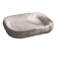 Lit pour chat et chien PKY en soie glacée rafraîchissante d'été, vente en gros, nid respirant pour animaux de compagnie, oreiller en coton PP, bord antidérapant, motif poire de dessin animé