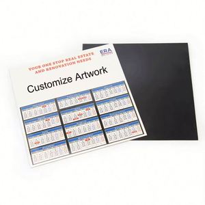 Imán de nevera de papel con calendario real, tarjeta de presentación magnética impresa y folleto promocional DIY para decoración de neveras - Product Image 1