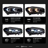 Phares LED pour X5 F15/X6 F16 2013-2018, faisceau de route, projecteur Angel Eye, DRL, clignotant, neuf, 12V 36W, haute qualité, rénovation/amélioration