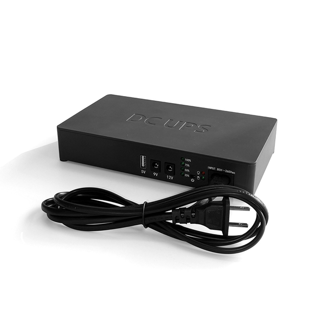 Uninterruptible Power Supply for Ip CCTV 5v 9v 12v 24v 1a 2a Home Mini Ups Lithium Battery DC UPS