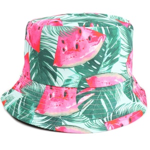 Chapeau Bob Personnalisé pour Femme et Fille, en Coton Sergé, Toile, Polyester, Coton Biologique, Imprimé Numérique Intégral par Sublimation, Motif Pêcheur - Product Image 1