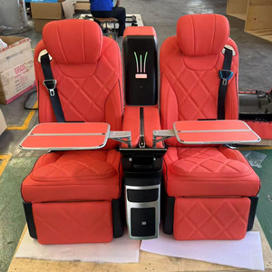 Sièges VIP Vito V Class avec cloison et téléviseur relevable de 43 pouces, couleurs personnalisées pour W447 W448 Vito V Class W447 W448 - Product Image 2