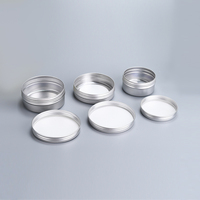 5/10/15/100/150/350ml Pot cosmétique rechargeable vide bocaux en aluminium pot pour pommade crème bidons bouchon maquillage huile cire boîte