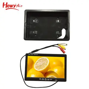 Monitor mobil Mini, Monitor TV AV TFT LED 2 AV tampilan LCD PC mobil 7 "Mini portabel - Product Image 3