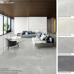Carrelage en porcelaine aspect marbre poli pour <span class=keywords><strong>salle</strong></span> <span class=keywords><strong>de</strong></span> <span class=keywords><strong>bain</strong></span>, <span class=keywords><strong>mur</strong></span> et <span class=keywords><strong>sol</strong></span>, 600x600, 300x600, 600x1200 - Product Image 1