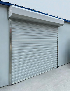 Portes à enroulement pour garage en alliage d'aluminium / acier galvanisé, porte de garage contemporaine et moderne - Product Image 1
