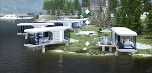 Thông Minh Di Chuyển Không Gian Viên Nang Prefab Nhà Sang Trọng 2 Phòng Ngủ Container Nhà Với Nhà Bếp Và Phòng Tắm - Product Image 4