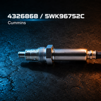 Capteur NOx 24V 4326868 5WK96752C A045S162 2872779 2897311 Capteur d'oxyde d'azote pour moteur de camion diesel Cummins