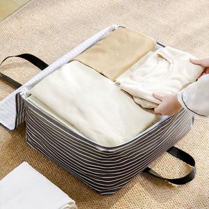 Sac de rangement pour vêtements et couettes de haute qualité à prix abordable, en tissu Oxford imperméable, grand sac de voyage et de déménagement - Product Image 5