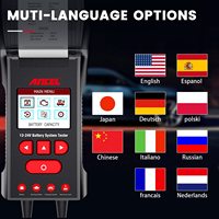 Analyseur de batterie automobile ANCEL BST600 Testeur de batteries de voiture 12V 24V Système de charge de démarrage Résistance interne Batterie automatique