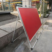 Stand Poster Frame Aluminium Ramah Lingkungan Modern Portabel Lipat dengan Rangka, Langsung dari Pabrik, Stabil dan Tahan Lama