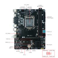 Carte mère d'ordinateur Core I7/i5/i3/Pentium/Celeron LGA1150 H81 carte mère d'ordinateur double Ddr3 16GB NVME M.2 carte mère de bureau