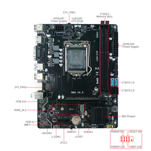 Pc Motherboard Core I7/i5/i3/Pentium/Celeron LGA1150 H81 Computer Mother Board Dual <strong>Ddr3</strong> 16GB NVME M.2 Desktop <strong>Mainboard</strong> - Product Image 6