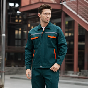 Ensemble uniforme <span class=keywords><strong>de</strong></span> travail printemps/automne pour hommes et femmes, vêtements <span class=keywords><strong>de</strong></span> travail réfléchissants à manches longues, résistants à l'usure, en polyester, pour atelier <span class=keywords><strong>de</strong></span> réparation automobile - Product Image 5