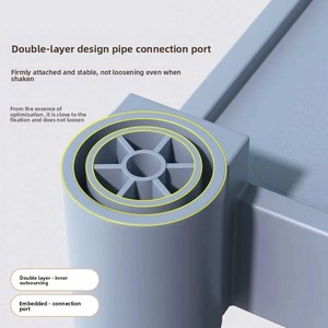 Carrello <span class=keywords><strong>Mobile</strong></span> per Trasporto Cibo Facile da Pulire con Vassoi Rimovibili per Servizio in Hotel, Banchetti e Mense - Product Image 4