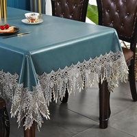 Nappe tissée imperméable personnalisée pour mariage et banquet-Design de motif carré moderne pour la maison, l'hôtel et le restaurant
