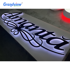 Enseignes lumineuses LED personnalisables (avant et arrière éclairées) pour célébrations spéciales, anniversaires, fêtes et anniversaires de naissance - Product Image 2