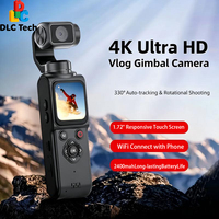 DLC M105 Kompakte 4K Vlog Gimbal-Kamera 330° Drehbare Linse 18-facher Digitalzoom Gesichtserkennung WLAN-Übertragung 2400mAh für Reisen