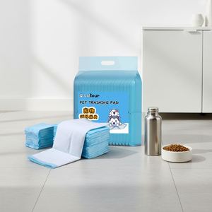 2026 Alèses d'apprentissage de la propreté pour chiots, jetables, en coton, personnalisées, avec indicateur de frottement, super absorbantes, technologie SAP japonaise, écologiques, 56*56 - Product Image 1