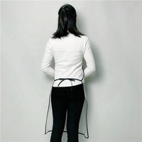 Tablier de femme en toile vierge, uniforme de serveur, avec peinture Sexy, pour cuisine, robuste, en Pvc, court
