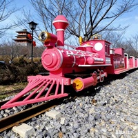 Train électrique Hualong Happy Kids Games pour adultes, avec rails, pour parcs d'attractions et aires de jeux