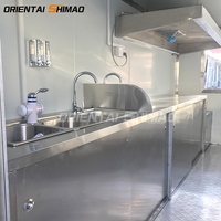 Camion d'aliments chinois multifonctionnel, avec générateur électrique, machine pour yaourt glacée, 1 pièce