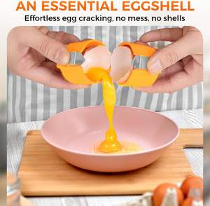 Nuevo Separador de Cáscaras de Huevo Manual de Plástico, 3 Piezas, Herramienta para Romper, Pelar y Abrir Cáscaras de Huevo Cocidos o Crudos - Product Image 4