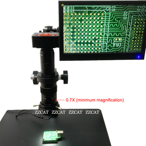 Ống Kính Zoom Có Thể Điều Chỉnh 0,7x-4,5x Ống Kính Chuyển Đổi Ngàm Chữ C Độ Phóng Đại 180 Lần Cho Máy Ảnh Kính Hiển Vi Hàn Sửa Chữa Di Động - Product Image 6