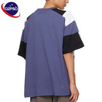 QZFSO T-shirts de sport personnalisés à coupe carrée avec impression par sublimation, design en maille oversize, style streetwear, maillot de football américain