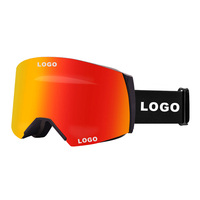 Nouvelle lunette de ski kacamata lunettes de snowboard magnétiques personnalisées sports d'hiver, lunettes de soleil de snowboard freestyle lunettes de neige