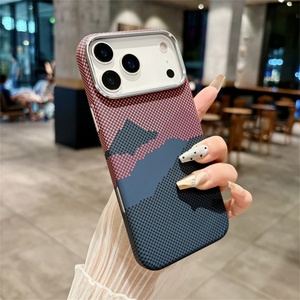 เคสโทรศัพท์คาร์บอนไฟเบอร์สีสันสดใสบางเฉียบสำหรับ iPhone 17 Air 17 Pro Max, เคส iPhone 17 แบบแม่เหล็กคาร์บอน - Product Image 5