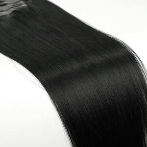 Extensions de cheveux humains vierges russes bruts, 100% Remy de haute qualité, invisibles, double trame, lisses, à clips, couleur personnalisée - Product Image 2