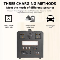Batterie lithium 24V 3KW, type C, rechargeable par USB, batterie Li-ion 3000w 5170WH, banque d'alimentation portable d'extérieur