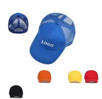 Gorra de béisbol de malla unisex de sarga deportiva de 5 paneles con logotipo bordado a mano personalizado, estilo camionero, de moda, imagen común