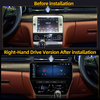 Radio Multimedia con Navegación GPS, Pantalla Táctil Android IPS de 22 Pulgadas, CarPlay Inalámbrico y DSP para Quattroporte M156 2013-2020