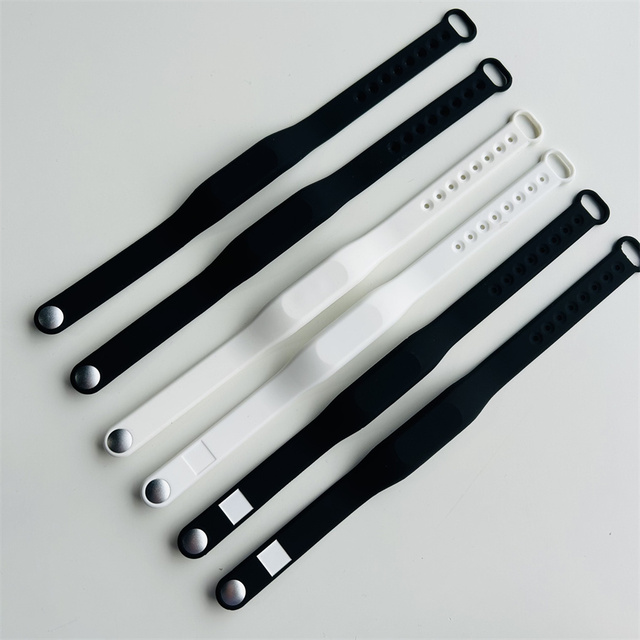 Custom 13.56mhz Adjustable Bracelet Programmable Nfc Wrist Band Smart Rfid Wristband