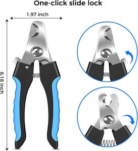 Professional Stainless Steel <b>Pet</b> Nail <b>Clipper</b> Dog Eco-Friendly Grooming Trimmer Safety Guard ABS Material Easy Cleaning <b>for</b> - Product Image 3