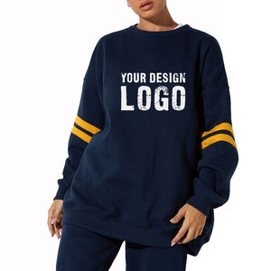 Sweat-shirts à capuche pour femmes, personnalisés, lourds, de sport, amples, décontractés, en coton, surdimensionnés - Product Image 3