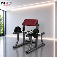 Banc de musculation Preacher Curl pour biceps, station d'entraînement des bras, équipement de musculation à domicile pour la force et l'entraînement avec poids libres