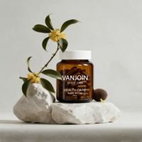 Bouteilles de 250 ml en verre dépoli de luxe pour emballage de pilules et vitamines, pots mats pour compléments alimentaires avec boîte