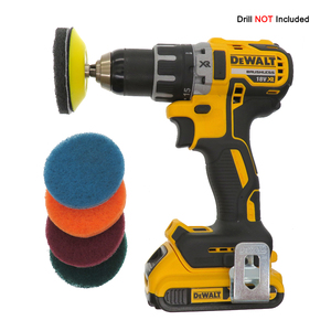 3Inch Fine/Medium/Coarse Grade <strong>Hook</strong> <strong>and</strong> <strong>Loop</strong> Scrubbing Pad Abrasive Cleaning Cloth Industrial Scouring Pad for Surface Cleaning - Product Image 4