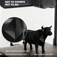 Filament d'imprimante 3D PRINTROO en plastique technique, faible déformation, résistance à la chaleur, 1 kg, 1,75 mm, PETG-GF, série fibre de verre blanche