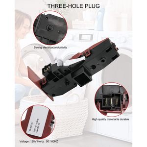 Loquet de porte de lave-linge électrique DC64-02032A 110-120 V, pièce de rechange pour lave-linge Samsung Kenmore - Product Image 2