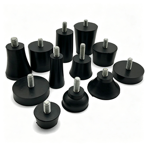 Roulettes de nivellement robustes avec pieds réglables, roulettes pivotantes avec patins en caoutchouc pour machines et équipements - Product Image 1