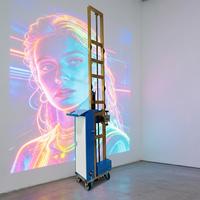 Impresora UV de Tinta Fluorescente para Paredes, Máquina de Impresión de Murales 3D con Control Inteligente por IA, Decoración Luminosa, Precio de Fábrica, DX7